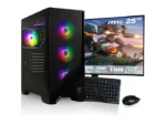 Hyper Byte PC Gaming Gen 2 Bundle Desktop + Monitor LED Full HD Ryzen 7 5700G RAM 16GB 1TB SSD RX Vega 8 WiFi