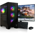 Hyper Byte PC Gaming Gen 2 Bundle Desktop + Monitor LED Full HD Ryzen 7 5700G RAM 16GB 1TB SSD RX Vega 8 WiFi