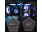 Captiva Highend Gaming R10 PC Desktop Ryzen 7 7800X3D RAM 32GB DDR5 2TB SSD NVMe RX 9070 XT - immagine 6